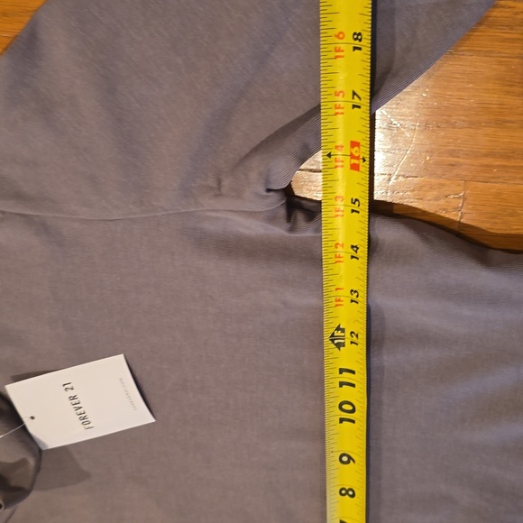 FOREVER 21 WOMEN'S JUNIORS GRAY TURTLENECK TOP SIZE XL - Picture 7 of 9